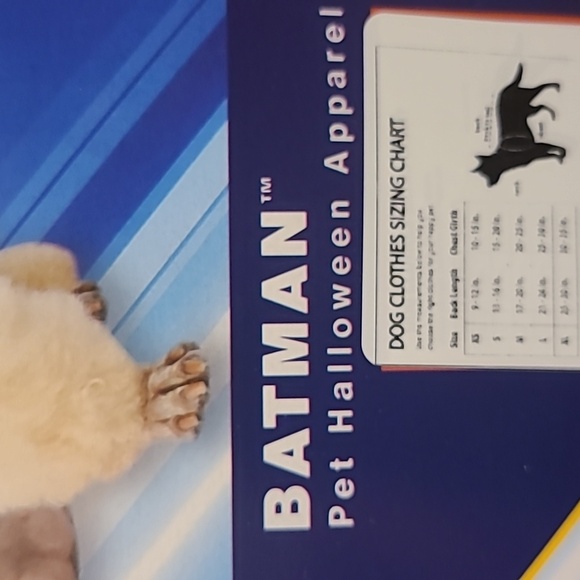 NIP Batman Dog Halloween Costume - Picture 8 of 10